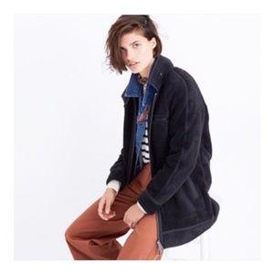 New w/ tags Madewell Sherpa City Grid coat - small